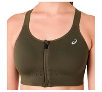 Asics - Women's Road Combination Zip Bra - Brassière - 90 - Cup: B - dark olive