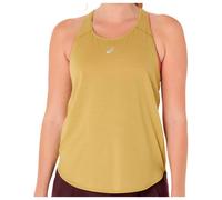 Débardeur ASICS Road Tank bretelles jaune ocre femme - L