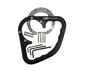 Asider Noir pour Triumph Speed Triple 1200 et KTM Superduke 1390 avec Bouchon de Carburant à 6 vis. Kit de vis et Adaptateur Inclus.