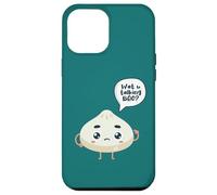 Asie Chinois Watcha Parler Bao de Siopao Dimsum Jeu de Mots Coque pour iPhone 12 Pro Max