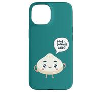 Asie Chinois Watcha Parler Bao de Siopao Dimsum Jeu de Mots Coque pour iPhone 15