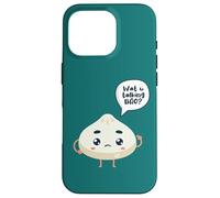 Asie Chinois Watcha Parler Bao de Siopao Dimsum Jeu de Mots Coque pour iPhone 16 Pro