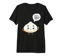 Asie Chinois Watcha Parler Bao de Siopao Dimsum Jeu de Mots T-Shirt Haut de Gamme