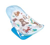 Asiento De Bañera Plegable Para Niños Pequeños 60x35x33cm | Silla De Champú Infantil Portátil Con Correa Malla Soporte Seguro Ducha Para Bebés Y Niños - Material ABS+tela Resistente 1200g
