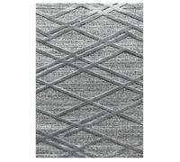 ASIMA - Tapis Berbère à relief - Gris 240 x 340 cm