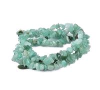 Asingeloo 34" Aventurine verte naturelle véritables perles de pierre Chips Beads Chips Aventurine Perles Irrégulier 5-8mm Verte Pierre Gemmes et Minéraux pour Bijoux Pierres précieuses irrégulières