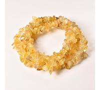 Asingeloo 34" Citrine Jaune Naturelle Véritables Perles de Pierre Chips Beads Chips Aventurine Perles Irrégulier 5-8mm Verte Pierre Gemmes et Minéraux pour Bijoux Pierres Précieuses Irrégulières