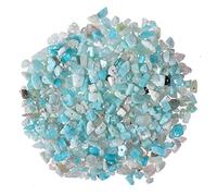Asingeloo 5-8mm Naturel Amazonite Tumbled Chip Perles De Pierre En Vrac De Forme Irrégulière Percé Perles De Pierres Précieuses Lâches Avec Boîte Pour La Fabrication De Bijoux DIY