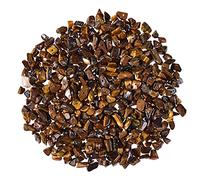 Asingeloo 5-8mm Naturel Jaune Oeil De Tigre Tumbled Chip Pierre Perles En Vrac Forme Irrégulière Percé Perles De Pierres Précieuses Lâches Avec Boîte Pour La Fabrication De Bijoux DIY