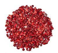 Asingeloo 5-8mm Naturel Rouge Corail Tumbled Chip Pierre Perles En Vrac Irrégulière Forme Percées Perles De Pierres Précieuses Lâches Avec Boîte pour DIY Fabrication de Bijoux