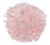 Asingeloo 5-8mm Quartz Rose Naturel Tumbled Chip Pierre Perles En Vrac Forme Irrégulière Percées Perles De Pierres Précieuses Lâches Avec Boîte Pour La Fabrication De Bijoux DIY