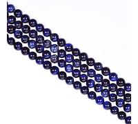 Asingeloo, 6MM, Oeil De Tigre Bleu Lapis Lazuli Naturel, Perles Rondes En Vrac De Pierres Précieuses Pour La Fabrication De Bijoux à Bricoler Soi-Même, 15 "Un Brin, Perles De Pierre