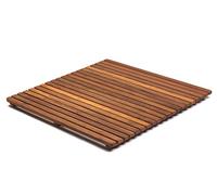 Asinox TEK4A7171 Caillebotis de Douche Bois Marron 71 x 71 x 4 cm