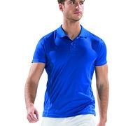 Asioka 08/13 Polo Technique uni à Manches Courtes Unisexe Adulte XL Bleu Roi