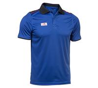 Asioka 108/17 Polo Technique combiné à Manches Courtes, Unisexe Adulte L Bleu Roi