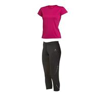 ASIOKA 114/15-56/13 - Pack Filet Pirate + T-Shirt Technique M/Court Femme M Noir/Fuchsia