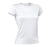 Asioka 356/16 T-Shirt Technique à Manches Courtes Femmes S Blanc