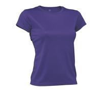 Asioka 356/16 T-Shirt Technique à Manches Courtes Femmes S Lilas