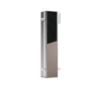 asis modules plus, module WC encastré, 803 mm, compartiments pour rouleau de réserve ou boîte pour lingettes humides, papier toilette, ensemble de brosse de toilette intégré, ouverture à gauche, sorti