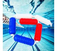 Asiwnshw Corde de sécurité pour piscines intérieures et extérieures avec flotteurs, pour séparer la Profondeur des bouées flottantes, bouées en Corde, flotteurs, bouée de Piscine(10ft/3m)