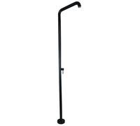 Asiwnshw Douche d'extérieur Portable au Bord de la Piscine avec pommeau de Douche à Jet supérieur, Douche de Jardin en Acier Inoxydable pour Spa de Piscine de Plage de Jardin extérieur, Noir