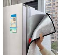 Asiwnshw Housse de protection solaire pour réfrigérateur d'extérieur, couverture isolante feuille d'aluminium pour congélateur, housse pour réfrigérateur-congélateur vertical d'extérieur(A,60 * 90CM)