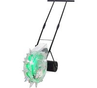 Asiwnshw Semoir Manuel à Rouleaux, semoir Manuel et applicateur d'engrais, semoir à conducteur Marchant pour Cultures en Rangs, semoir de Jardin pour soja, arachide, maïs, Coton, soja(8 Mouths)