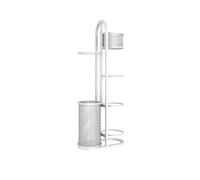 Asiwnshw Support de Stockage de balles de Basket-Ball Portable, Support de Stockage d'équipement de Sport de Balle avec paniers, Support Organisateur d'équipement athlétique(White,Small)