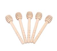 Asixx Cuillère à Miel Lot de 24, Bâton de Miel en Bois Bâtonnet de Miel pour Miel, Sirop d'Érable, Chocolat Fondu, Confiture(10cm)