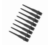 Asixxsix 100 Pièces Ensemble de Remplacement de Pointes Souples D'aiguille de Fléchette Durable pour Fléchettes électroniques, Noir/blanc, 27mm/4.5mm, Idéal pour les Joueurs de Jeux de Sport Adultes