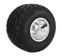 Asixxsix 11x7.10-5 Go Kart PEURES ET Mains, Jantes en Alliage en Aluminium ET Pneus en Caoutchouc, Pneus sans Tube Roues Arrière avec Jante pour la Voiturette de Golfs Côte à Côte UTV