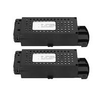 Asixxsix 2 Pièces 3000 MAh 3,7 V Batterie de Remlantage Rechargeable Haute Capacite Batterie Lipo Portable avec Câble 3 en 1 pour Avion Rc Drone S6 G6
