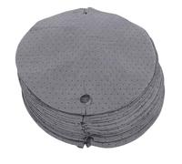 Asixxsix 25 Pièces Tampons Absorbants pour Dessus de Tambour pour Baril de Tambour de 55 Gallons, Tapis de Tampons Absorbants D'huile à Forte Adsorption de 55 Cm de Diamètre, Tapis