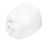 Asixxsix 32L Top Case de Moto, Coffre de Rangement de Bagages Verrouillable en Métal ABS étanche avec Montage Universel et 2 Clés, Boîte Arrière Rétro pour Casques, Bagages, Outils, (White)