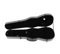 Asixxsix 4/4 Étui Dur de Violon Pleine Grandeur, étui de Violon Léger en Fibre de Carbone avec Hygromètre intégré et Bretelles Réglables, avec Intérieur de Rembourrage Doux