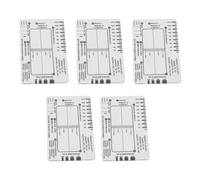 Asixxsix 5 Pièces Règles 7 étapes, Outil de Mesure des étriers Transparents, Outil D'évaluation de la Règle de la Carte électrocardiogramme pour L'interprétation /, Règle