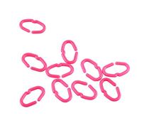 Asixxsix 50 Pcs Becquets de Poulet, Anneaux Anti-Picage pour Volaille | Anneaux de protection de plumes sûrs, anneaux à pression en plastique réutilisables pour poulets moyens/grands, roses ou