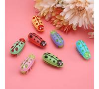 Asixxsix 7 Pièces Jouet électrique pour Animaux de Compagnie en Forme de Sept Jouets pour Chats Colorés Gardent des Amis Actifs et Félins Rouge et Noir, Vert et Noir, Vert et Rouge, Bleu et, Jaune