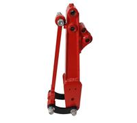 Asixxsix Accessoire pour mini-pelle, kit d'extension de bras robuste pour mini-pelle, fixation rapide universelle pour -pelles de 0,8 à 2 tonnes