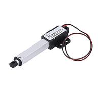 Asixxsix Actionneur Lineaire 50mm 12V DC, Interrupteur de Fin de Cours Interne à Fate Bruit, Mini-moteur d'électrique pour l'automobile de l'industrie (Course 50mm-15mm/s-50N)