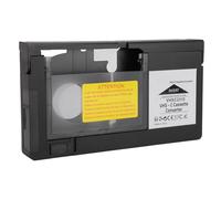 Asixxsix Adaptateur de Cassette VHS-C, Caméscopes Convertisseur de Cassette VHS motorisé, Adaptateur de Cassette Vidéo D'enregistrement de Lecture, Commande à Une Touche pour Cassettes