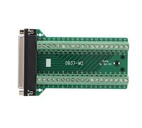Asixxsix Adaptateur Série Mâle DB37, Adaptateur Mâle de Terminal de Port 300 V AC 37 Broches, Adaptateur Professionnel à Vis pour Carte PCB, Anti-interférence isolé (DB37-M2)