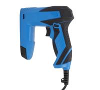 Asixxsix Agrafeuse électrique, Agrafeuse électrique Portable avec 3 Interrupteurs de sécurité, Pistolet à Clous Compact pour Tissus D'ameublement, Menuiserie, Bricolage (Prise UE)