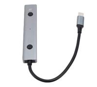 Asixxsix AI Voice Hub, Hub USB C vers USB2.0 avec Transcription Voix-Texte en Temps Réel et Traduction Multilingue, pour Wins PC Tablettes Consoles de Jeu Ordinateurs Portables