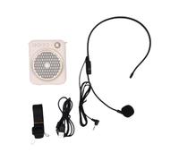 Asixxsix Amplificateur Vocal Bluetooth (WHITE) | Réduction du Bruit , Casque de Microphone Filaire, pour les Guides Touristiques, les Entraîneurs, les Instructeurs de Yoga
