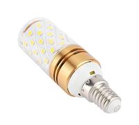 Asixxsix Ampoule LED épis de Maïs 12W, Lumière Blanche Chaude sans Scintillement, Bougie Cylindrique, AC 85-240V, E14, Base pour éclairage à Grande (Blanc chaud 12 watts)