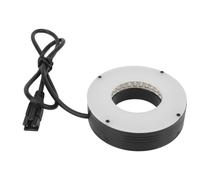 Asixxsix Anneau Lumineux LED Plus Microscope, Source DE Lumière à Angle RÉGLABLE DE 90 DEGRÉS, Anneau Lumineux LED pour Microscope Stéréo Binoculaire Industriel, Camera et Mini