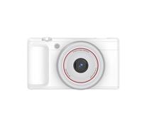 Asixxsix Appareil Photo numérique 5K, Appareil Photo de Voyage avec autofocus 80 MP, Zoom 16x, écran Rabattable à 180 degrés, stabilisation 6 Axes, caméra vidéo pour la Photographie (White)