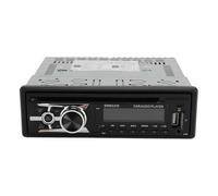 Asixxsix Autoradio Simple DIN, système Radio 60 W x 4, CD, VCD, MP3, USB, SD, AUX, FM, Port USB, Emplacement pour Carte SD et Prise auxiliaire, Bluetooth et Microphone intégrés