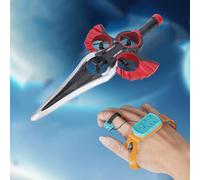 Asixxsix Avion RC Flying Sword, Avion télécommandé à Contrôle Gestuel avec Lumière LED et Cascade 3D, Jouet Volant en Mousse Légère, RC, Cadeaux pour Enfants et Adultes (Rouge)